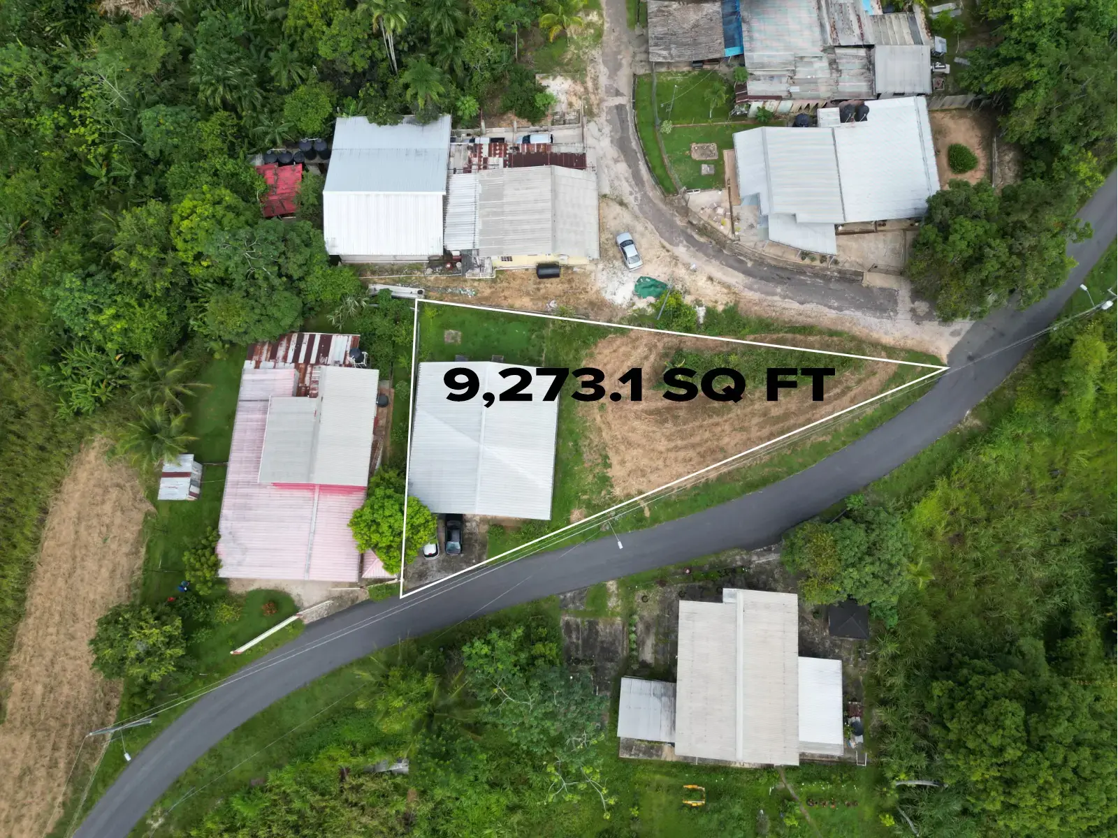 4B3 Manodath Road, Las Lomas 2 Top View with line