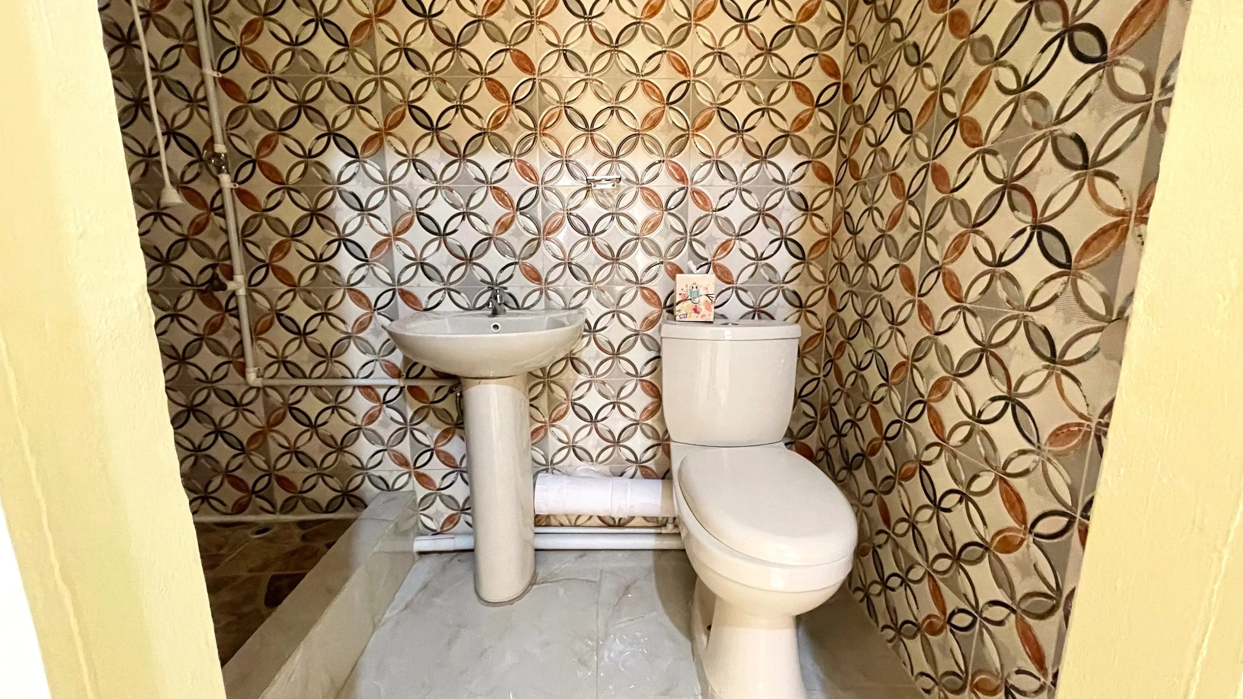 Second ensuite bathroom with shower in apartment for rent in Champs Fleurs