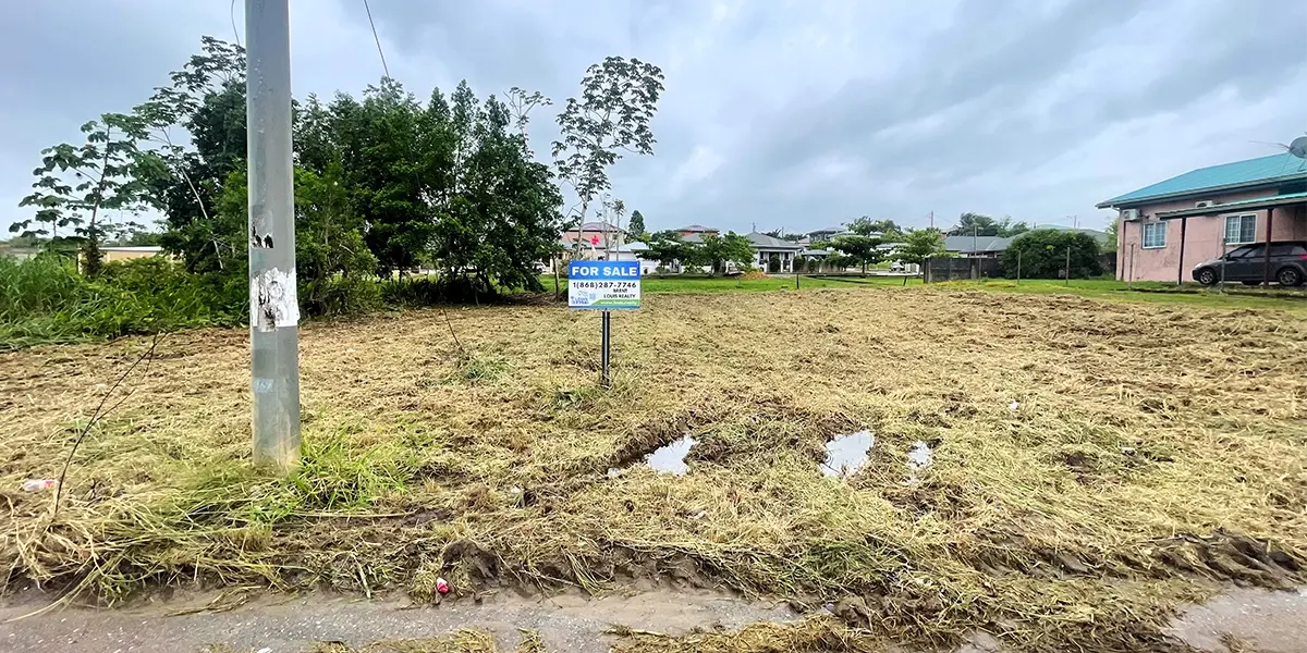 Flat and cleared residential land ready for development in Cunupia
