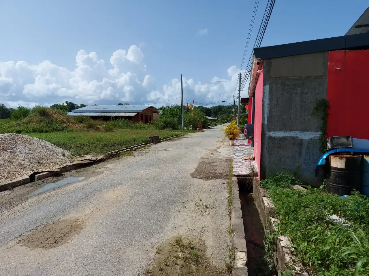 Vega De Oropuche Rd, Sangre Grande Street View Facing North